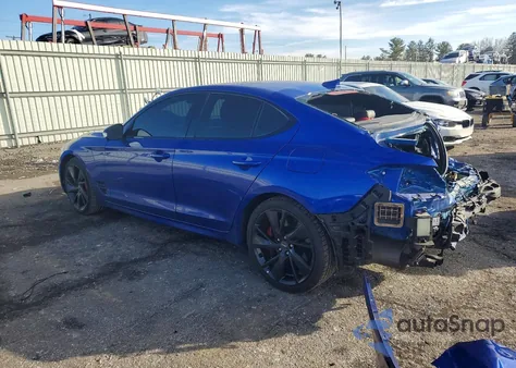2022 Genesis G70 Base z USA, uszkodzony, nr VIN KMTG54TE8NU096847